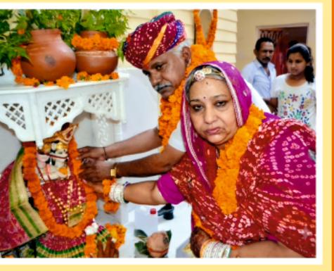Family ritual with wife