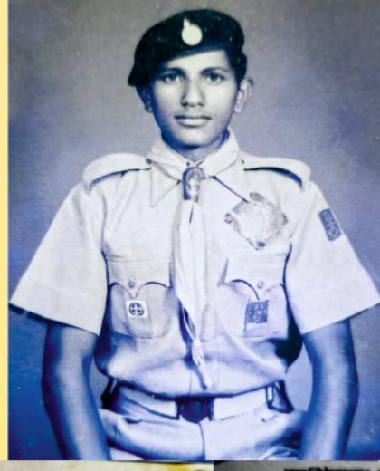 Young Motilal Prajapat in NCC uniform